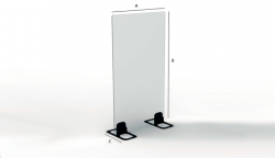 Painel divisor proteção contra covid